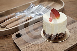 Strawberry Mousse Cake Dessert