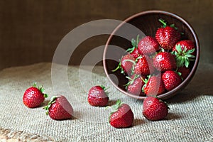 Strawberry natural healthy nutrition organic food