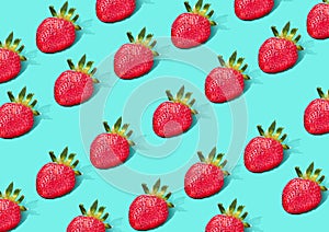 Strawberry Pattern of strawberrys on pastel colored background stwawberry full and sliced place on background wallpaper pattern