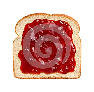 Strawberry Preserves on Bread