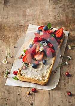 Strawberry and Red Fruits Tart