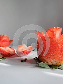 Strawberry Rose with Love Shape
