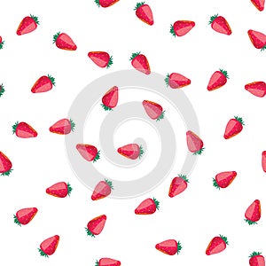 Strawberry seamless pattern