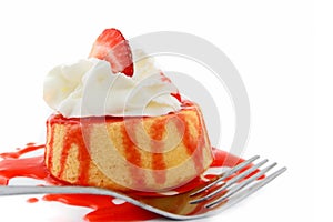 Strawberry shortcake dessert