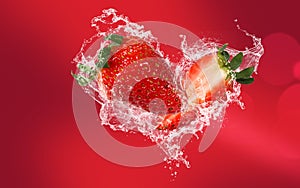 Strawberry splash