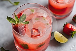 Strawberry Spritz Cocktail