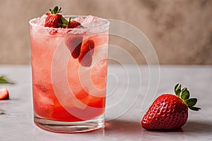 Strawberry Spritz Cocktail