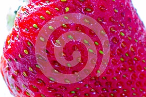 Strawberry texture background close up
