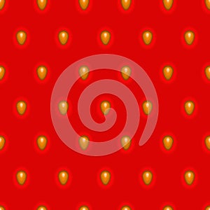 Strawberry texture seamless background. Fruit strawberry pattern with seeds. Seamless strawberry pattern. Vector seamless