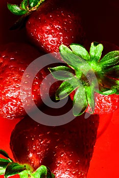 strawberry textures tonos red photo