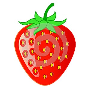 Strawberry vector cartoon