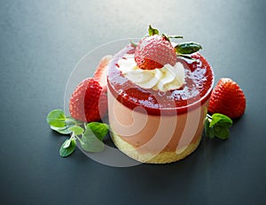 Strawberry verrine