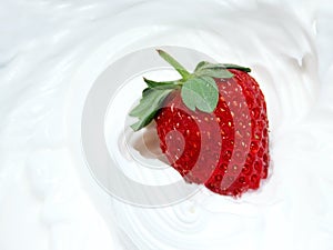 Strawberry and whip 2