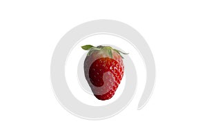 strawberry on white isolated background