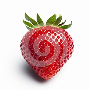 Strawberry On White: 32k Uhd Dotted Matte Photo photo