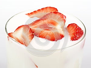 Strawberry yogurt
