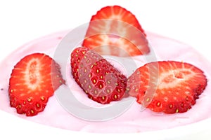 Strawberry yogurt