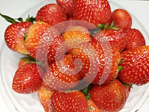 Strawberrys red  fruits