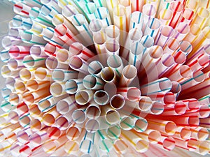 Straws Pattern Background