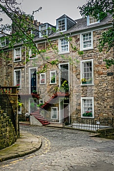 Streets of Edinburgh, Ramsay Garden photo