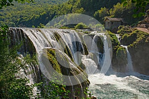 Strbacki Buk Waterfall in Bosnia