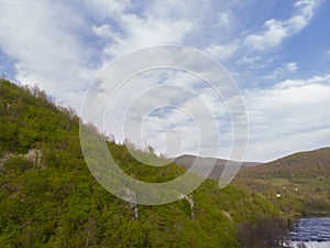 Strbacki buk waterfall in Bosnia Una National Park.