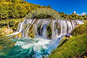 Strbacki Buk Waterfall - Croatia And Bosnia Border