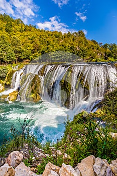 Strbacki Buk Waterfall - Croatia And Bosnia Border