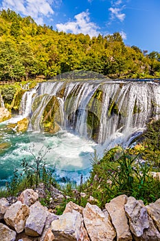 Strbacki Buk Waterfall - Croatia And Bosnia Border