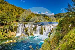 Strbacki Buk Waterfall - Croatia And Bosnia Border