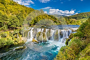 Strbacki Buk Waterfall - Croatia And Bosnia Border