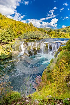 Strbacki Buk Waterfall - Croatia And Bosnia Border