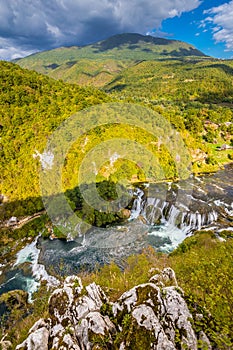 Strbacki Buk Waterfall - Croatia And Bosnia Border