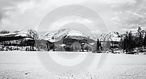 Strbske pleso, High Tatras, Slovakia, colorless