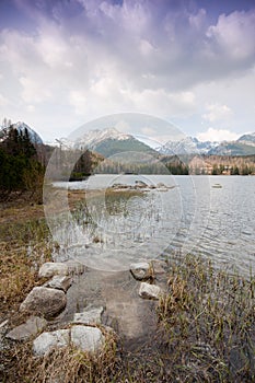 Strbske pleso lake