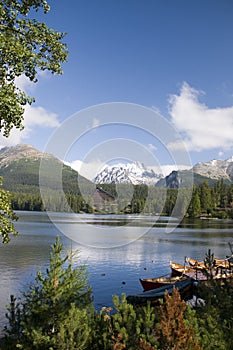 Štrbské pleso jezero