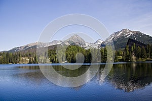 Strbske Pleso lake resort