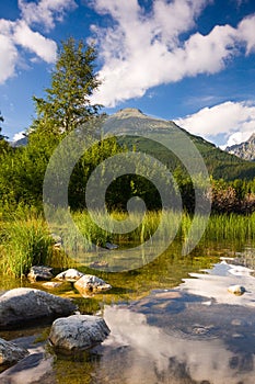 Strbske Pleso, lake in Slovakia