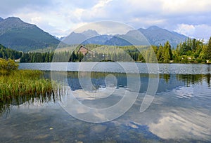 Strbske pleso lake