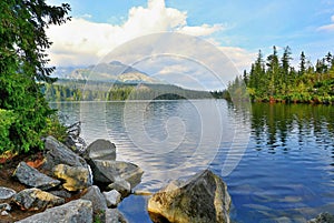 Strbske pleso lake