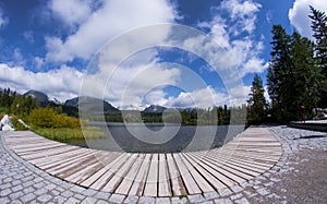 Strbske pleso landing stage