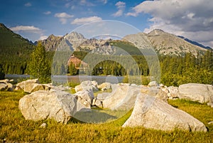 Štrbské pleso na Slovensku