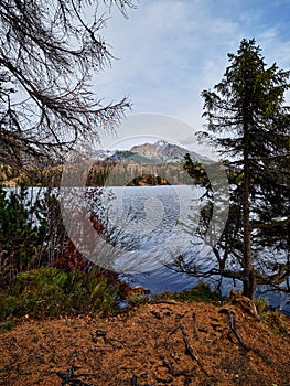 Strbske Pleso in autumn, High Tatras, Slovakia