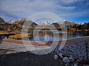 Strbske Pleso in autumn, High Tatras, Slovakia