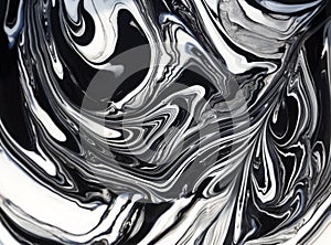 Streaks and patterns when mixing white paint with black pigment before staining