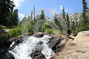 Stream along the trail Rocky Mountain National Park 1