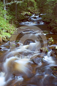 Stream with chutes