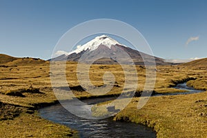 Stream and Cotopaxi photo