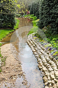 Stream Through Garden