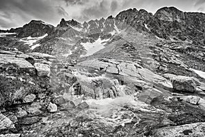 Stream in High Tatra Mountains, Slovakia.